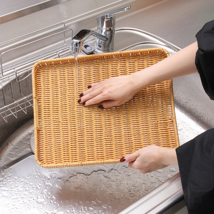 洗える手編みトレー