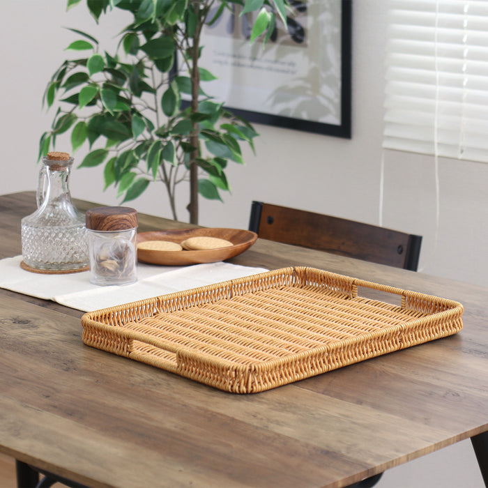 洗える手編みトレー