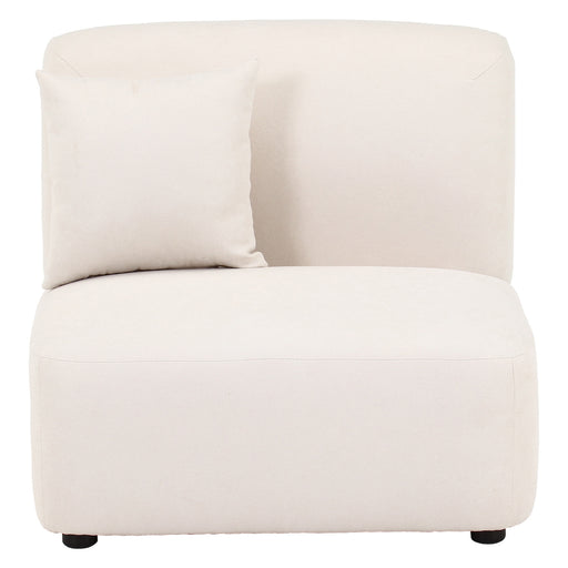 １人掛けソファ　アイボリー