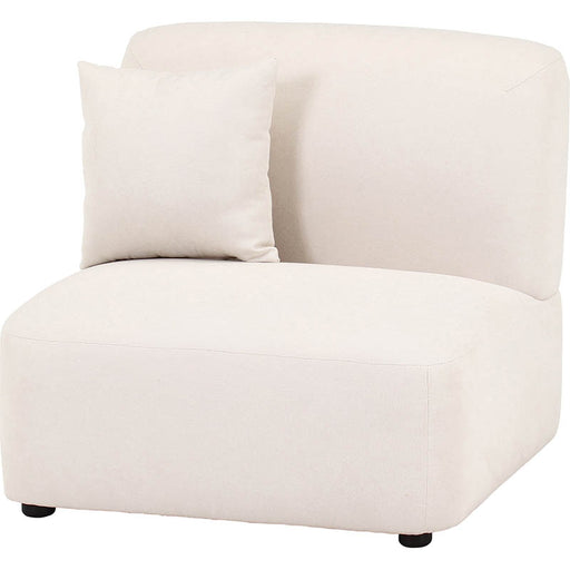 １人掛けソファ　アイボリー