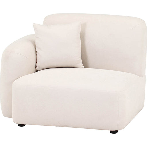 １人掛けソファ（右肘）　アイボリー