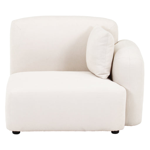 １人掛けソファ（左肘）　アイボリー