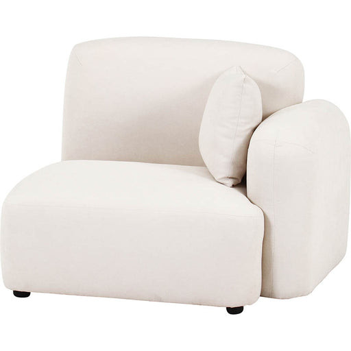 １人掛けソファ（左肘）　アイボリー