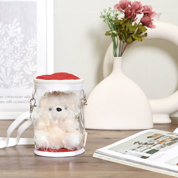 推し活　ぬいぐるみクリアバッグ