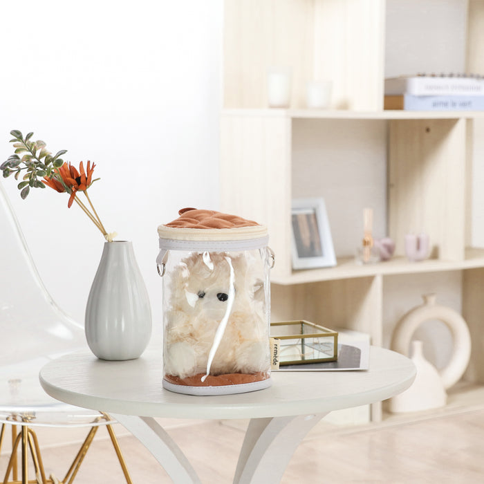 推し活　ぬいぐるみクリアバッグ