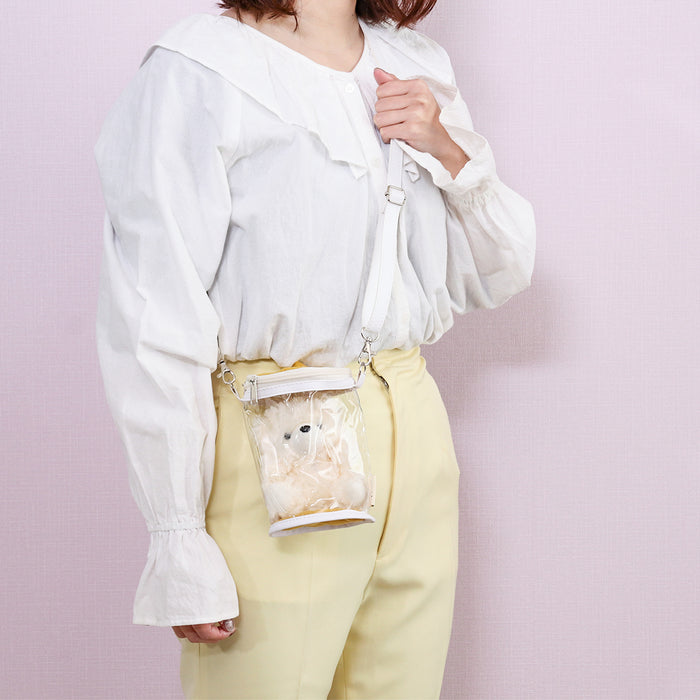 推し活　ぬいぐるみクリアバッグ