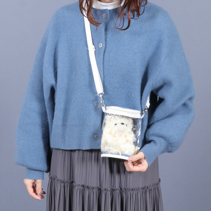 推し活　ぬいぐるみクリアバッグ