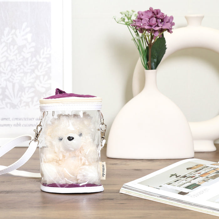 推し活　ぬいぐるみクリアバッグ