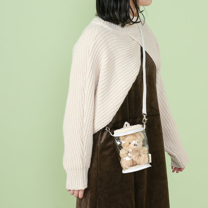 推し活　ぬいぐるみクリアバッグ