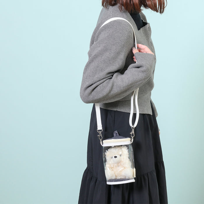 推し活　ぬいぐるみクリアバッグ