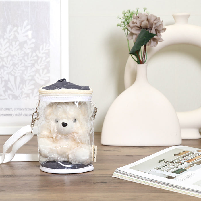 推し活　ぬいぐるみクリアバッグ