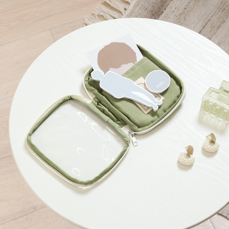 【remède - ルメッド】 推し活 アクスタケース 大人推し活グッズ キルティング おしゃれ かわいい レッド/オレンジ/イエロー/ピンク/グリーン/ブルー/パープル/アイボリー/グレー