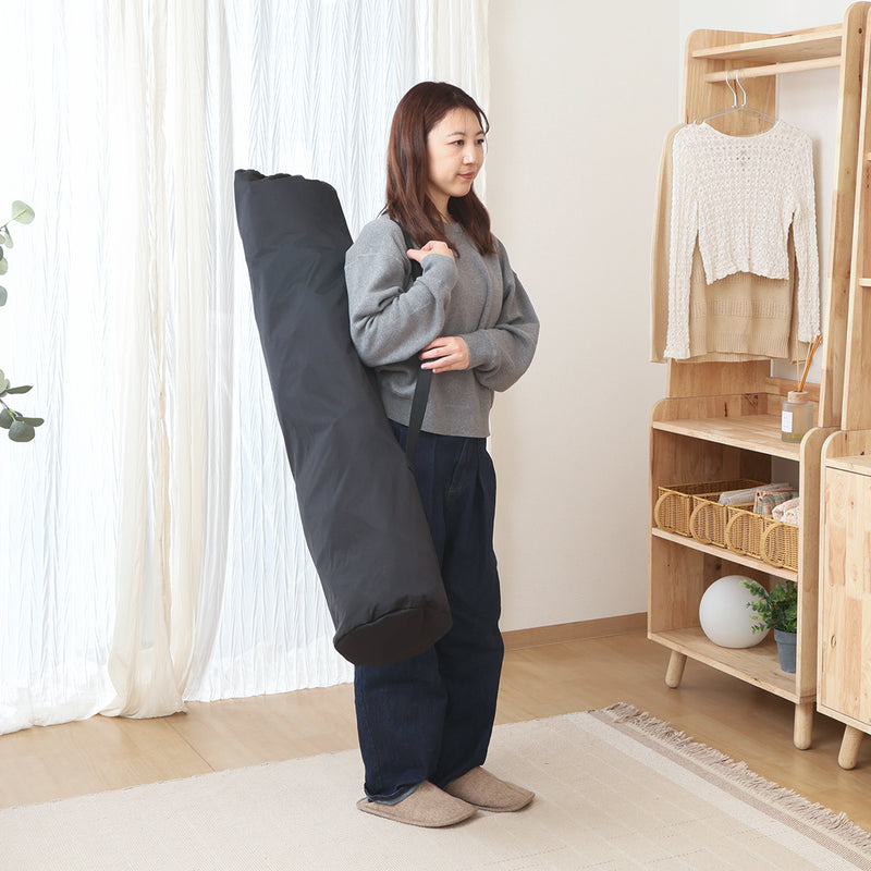 【Fujiboeki - 不二貿易】折りたたみチェア リラックスチェア 椅子 コンパクト 家中 アイボリー/ベージュ