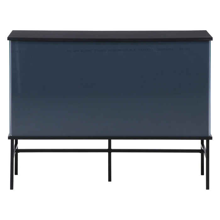 【GLASS COLLECTION CASE - ガラコレ】 ガラスコレクションボード BK コレクションケース フィギュア ワイド2段 強化ガラス 背面ミラー 幅120cm×高90cm ブラック