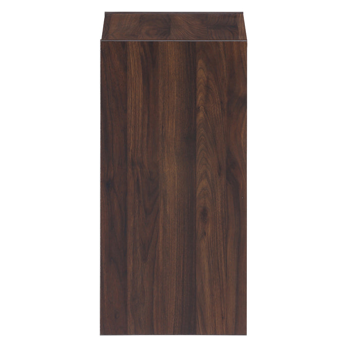 【ezbo - イジボ】 組立簡単ボックス2段 MBR 収納 カラーボックス 横置きOK 工具不要 幅41.5cm×高さ60cm ブラウン